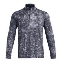 Under Armour Playoff Printed 1/4 Zip Herren Sweatshirt, downpour gray/midnight navy
