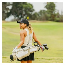 Sunday Golf Loma Pencilbag, weiss/beige