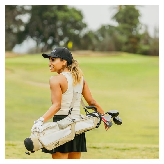 Sunday Golf Loma Pencilbag, weiss/beige