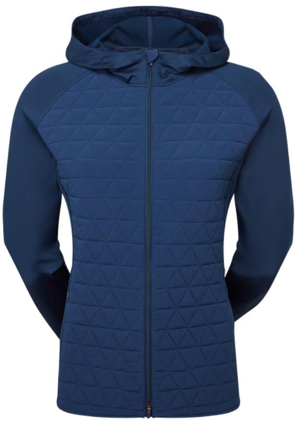 FootJoy Thermoseries Hybrid Hoodie Damen, floral tonal navy