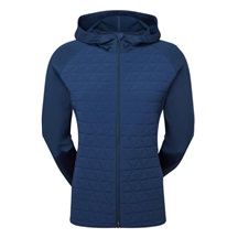 FootJoy Thermoseries Hybrid Hoodie Damen, floral tonal navy