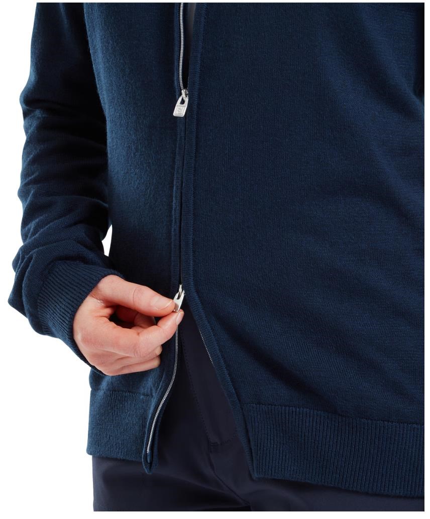 FootJoy Drirelease Full-Zip Lined Damen Pullover, navy