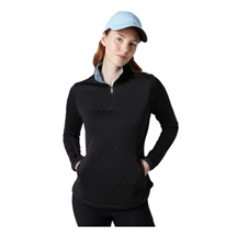 Callaway Quilted Fleece Damen Sweatshirt, caviar