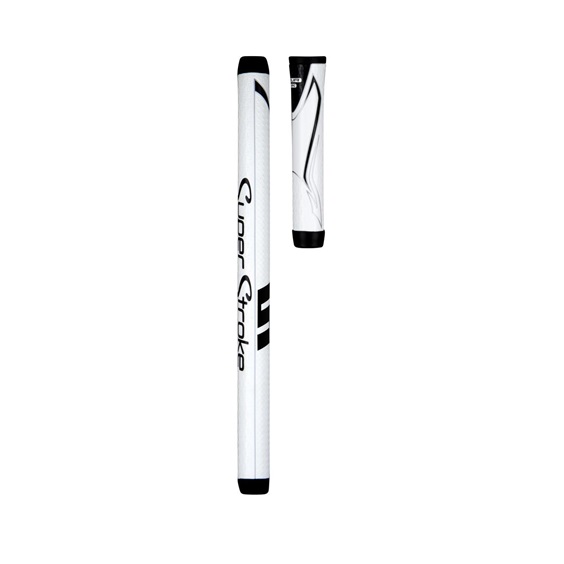 Super Stroke SuperStroke Zenergy Tour 1.0 Putter Grip, weiß/schwarz (2 Stück)