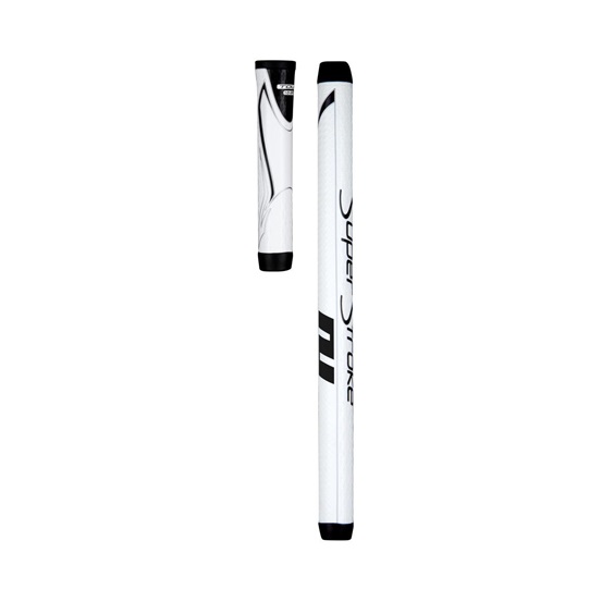 Super Stroke SuperStroke Zenergy Tour 1.0 Putter Grip, weiß/schwarz (2 Stück)