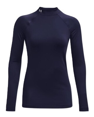 Under Armour Authentics Mockneck Oberteil mit Stehkragen, dunkelblau