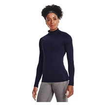Under Armour Authentics Mockneck Oberteil mit Stehkragen, dunkelblau