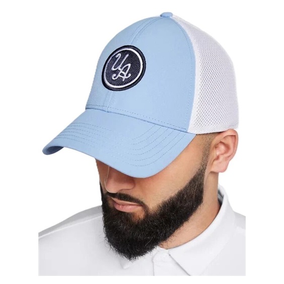 Under Armour Iso-chill Driver Mesh Herren Cap, weiss/blau