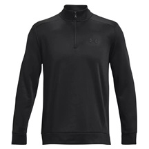 Under Armour Fleece 1/4 Zip Herren Sweatshirt, schwarz