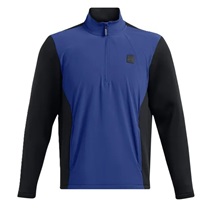 Under Armour Drive Pro Storm Hybrid Herren 1/2-Zip Sweatshirt, schwarz/dunkelblau