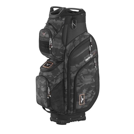 Mizuno BR-D4 Cartbag, camo/copper