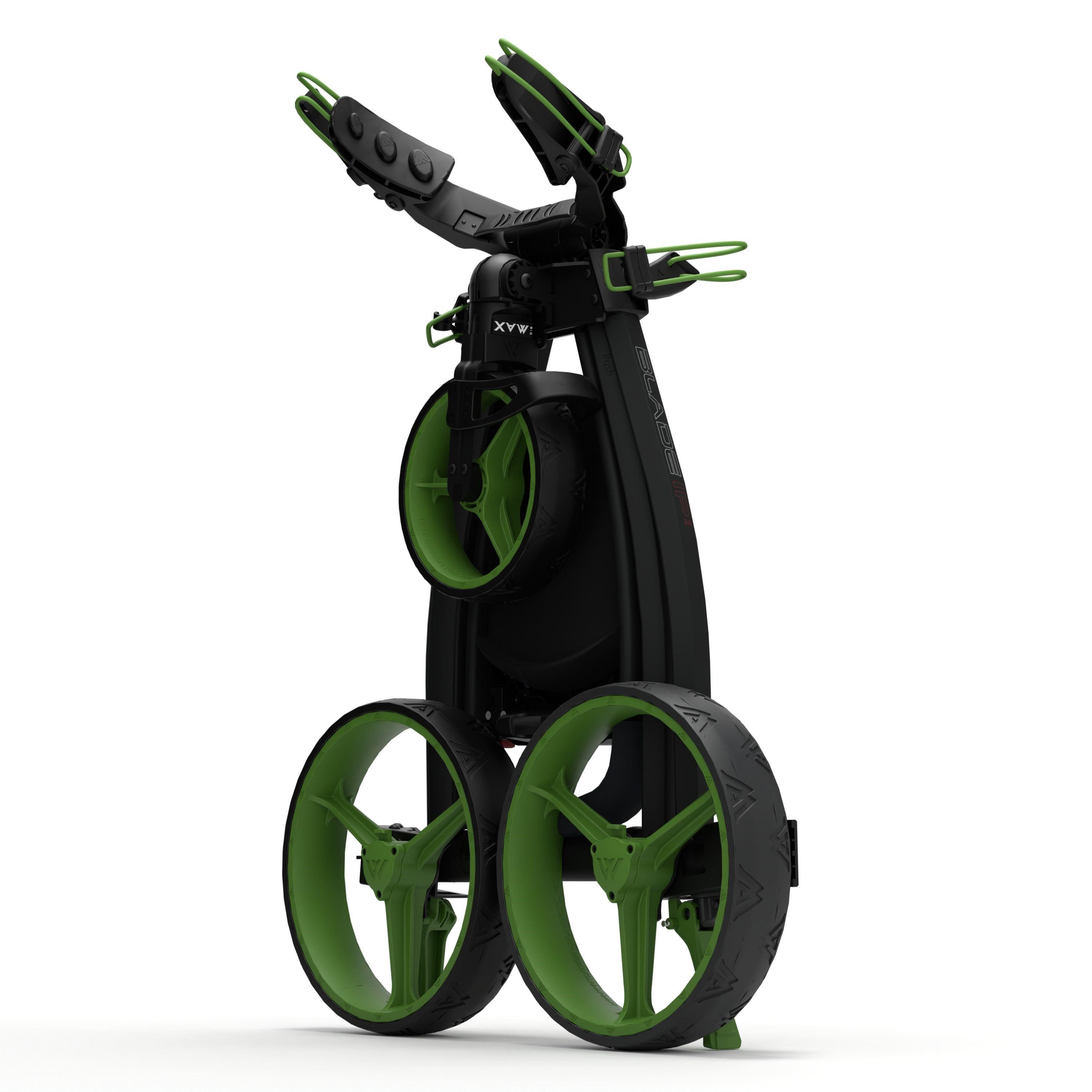 Big Max Blade IP 2 Golf Trolley, schwarz/limette