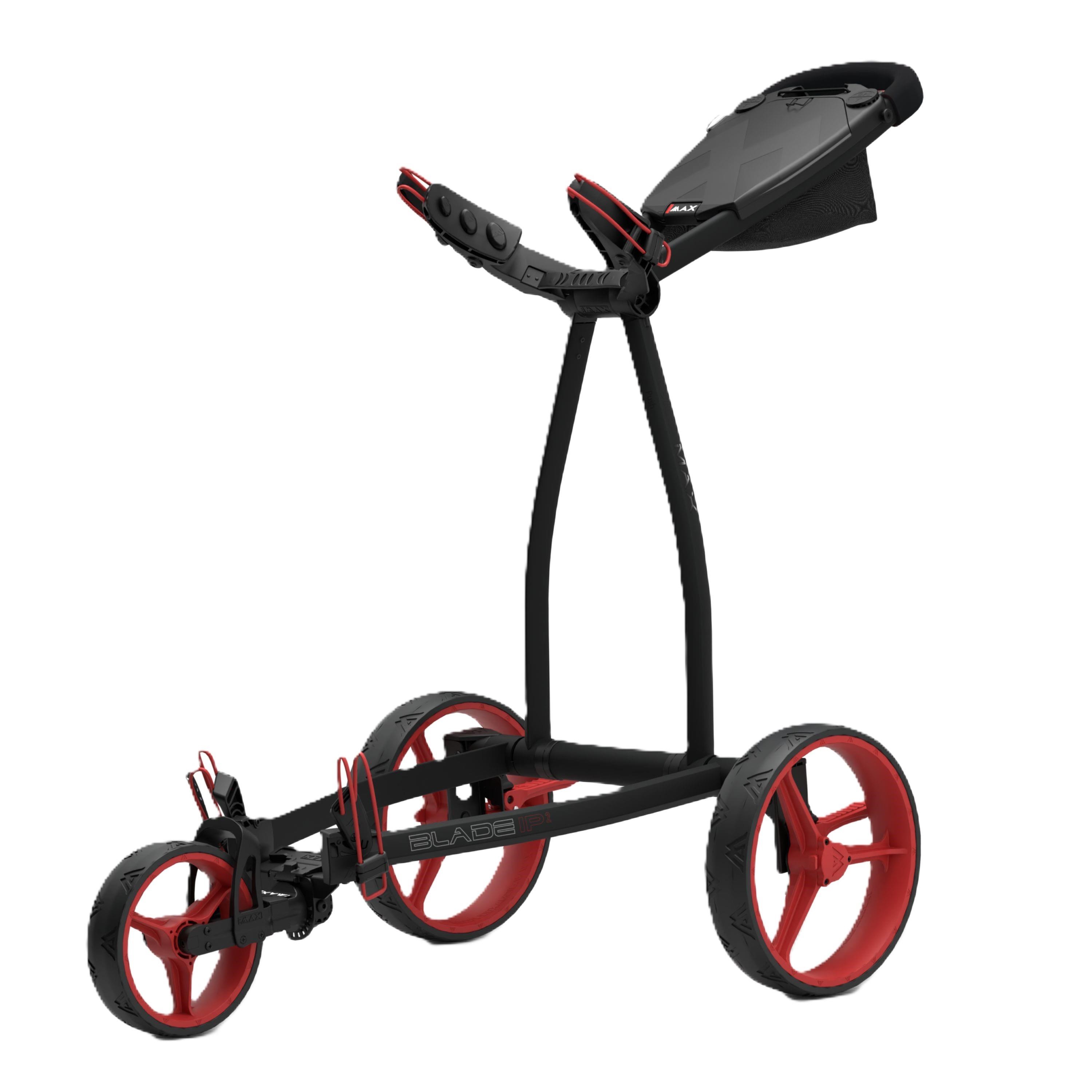 Big Max Blade IP 2 Golf Trolley, schwarz/rot