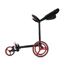 Big Max Blade IP 2 Golf Trolley, schwarz/rot