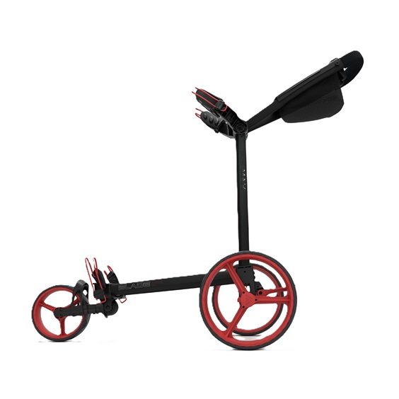 Big Max Blade IP 2 Golf Trolley, schwarz/rot