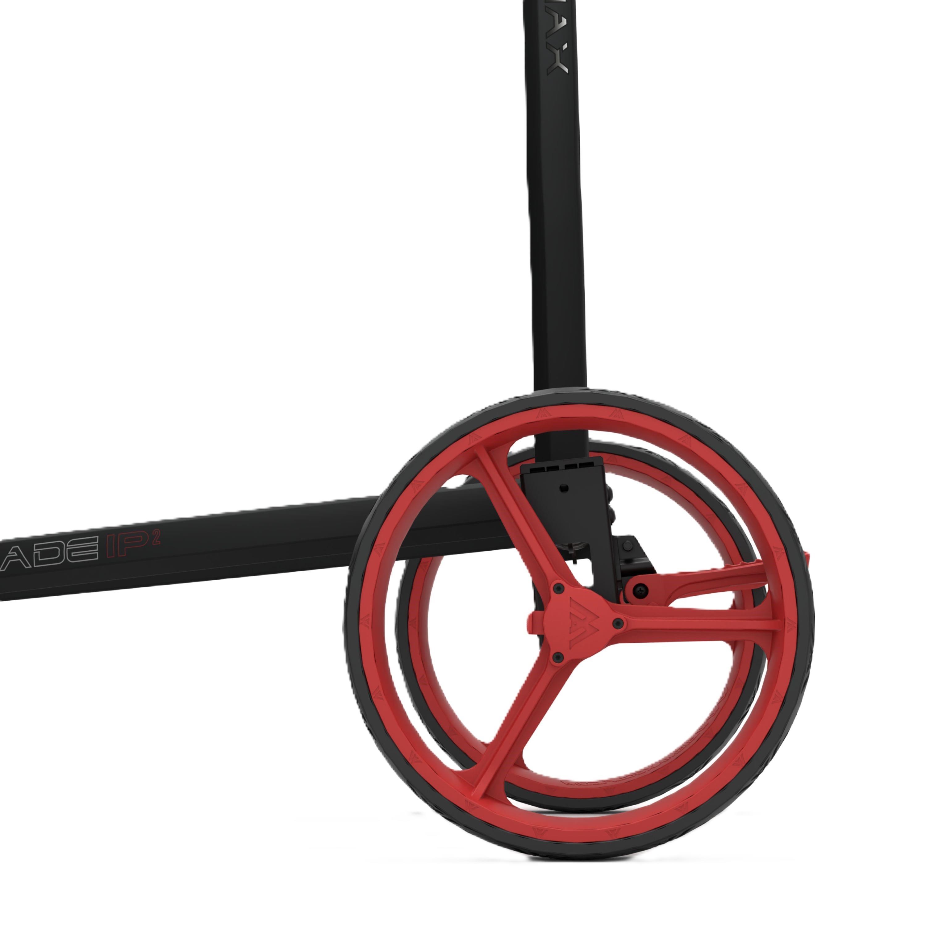 Big Max Blade IP 2 Golf Trolley, schwarz/rot