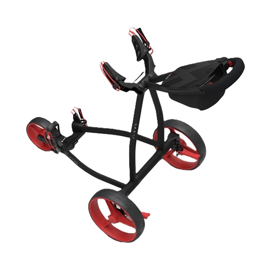 Big Max Blade IP 2 Golf Trolley, schwarz/rot