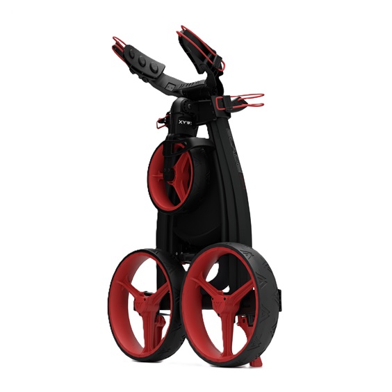 Big Max Blade IP 2 Golf Trolley, schwarz/rot