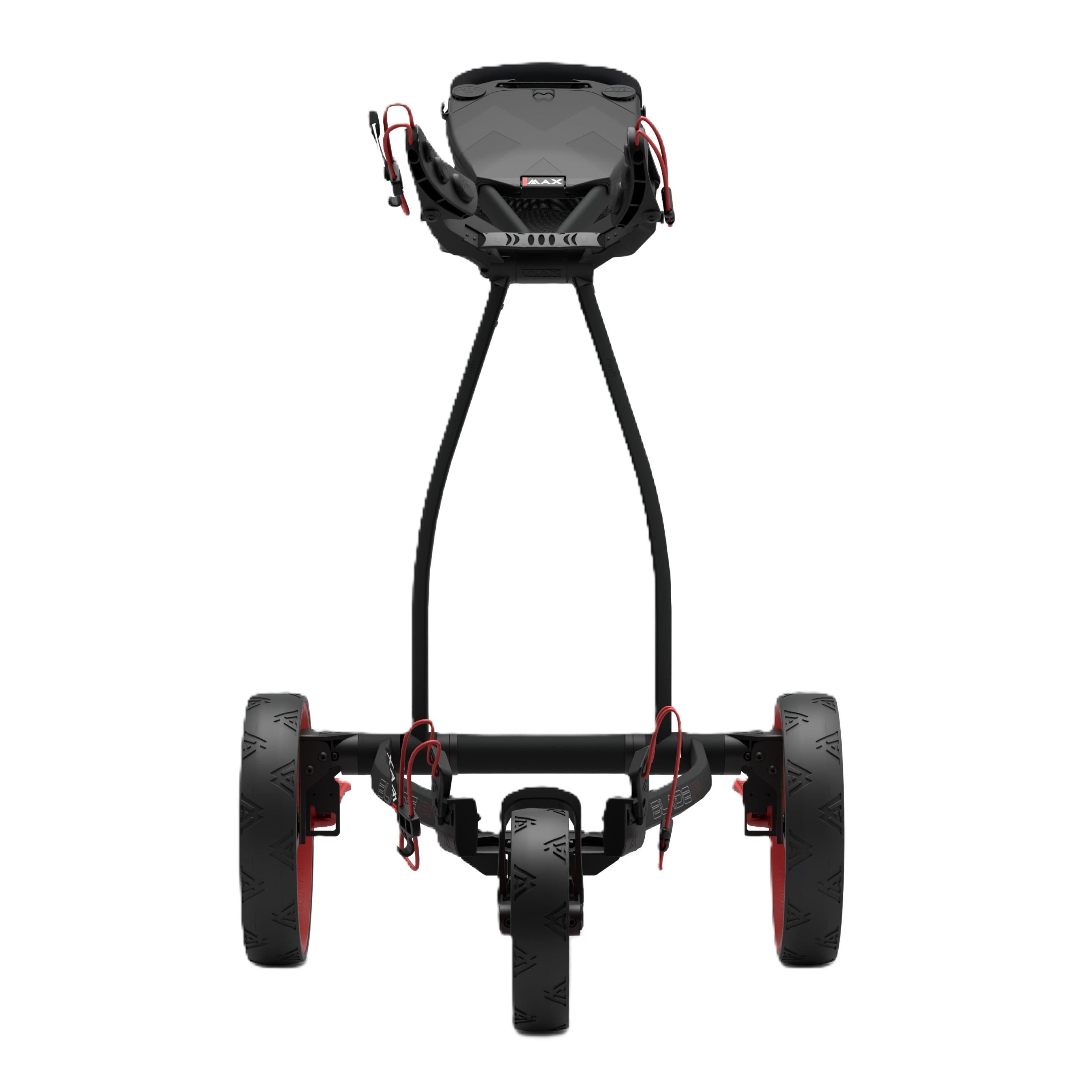 Big Max Blade IP 2 Golf Trolley, schwarz/rot