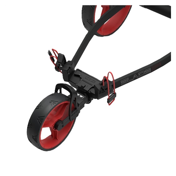 Big Max Blade IP 2 Golf Trolley, schwarz/rot
