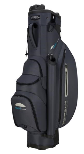 Bennington QO 9 Water Resistant cart bag, navy/silver