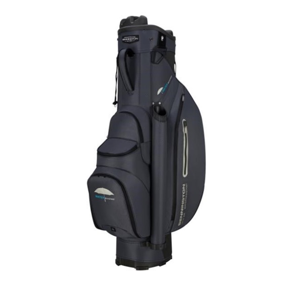 Bennington QO 9 Water Resistant cart bag, navy/silver