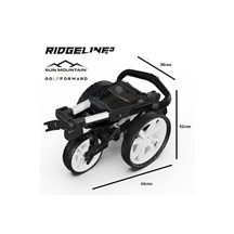 Sun Mountain Ridgeline 3 Manuell Golftrolley, schwarz