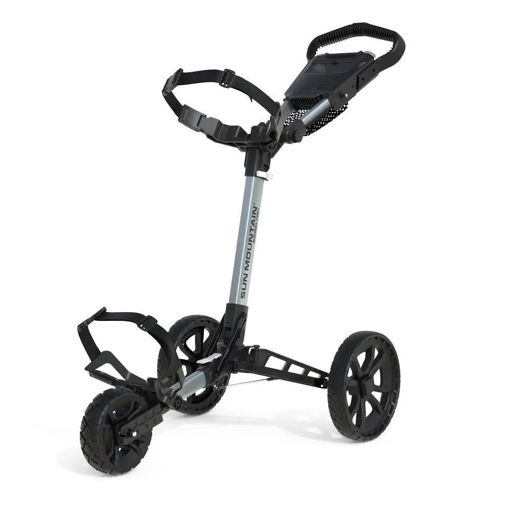 Sun Mountain Ridgeline 3 Manuell Golftrolley, silber