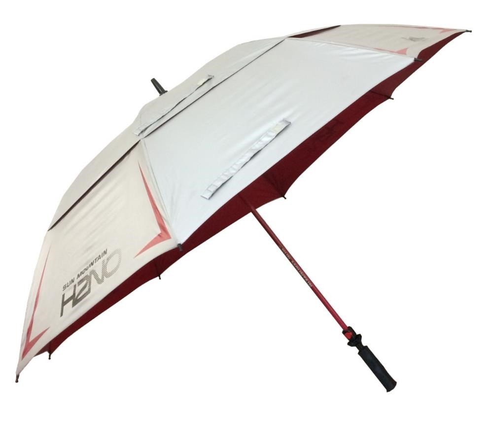 Sun Mountain Chrome UV Regenschirm 68", red