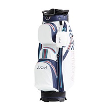 JuCad Aquastop Plus Cartbag, weiss/blau/rot (racing design)