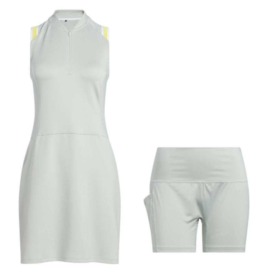 Adidas Ultimate365 Racerback Damen Golfkleid, wonder silver