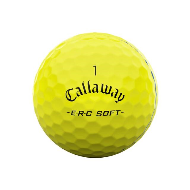 Callaway ERC Soft Triple Track Golfbälle, gelb