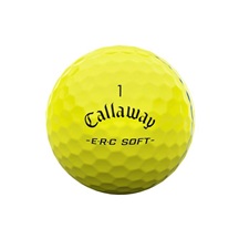 Callaway ERC Soft Triple Track Golfbälle, gelb