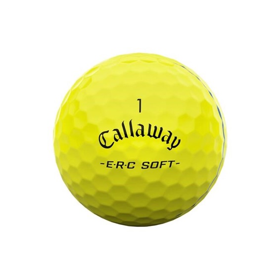 Callaway ERC Soft Triple Track Golfbälle, gelb
