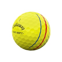 Callaway ERC Soft Triple Track Golfbälle, gelb