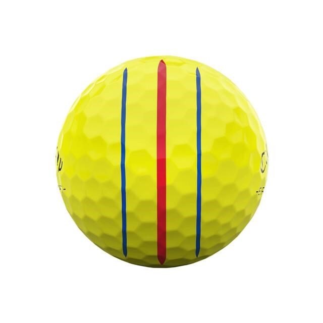 Callaway ERC Soft Triple Track Golfbälle, gelb