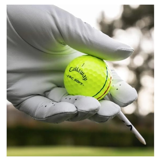 Callaway ERC Soft Triple Track Golfbälle, gelb