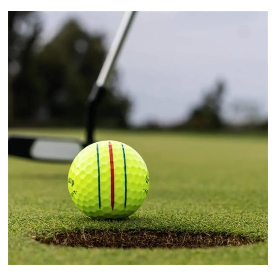Callaway ERC Soft Triple Track Golfbälle, gelb