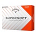 Callaway Supersoft Golfbälle, orange
