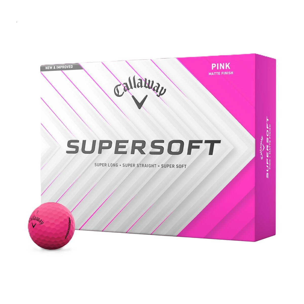 Callaway Supersoft Golfbälle, rosa