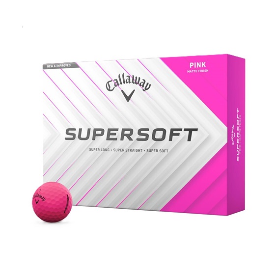Callaway Supersoft Golfbälle, rosa