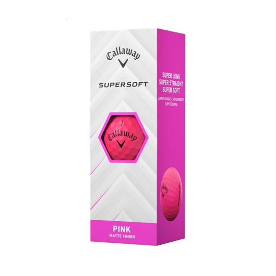 Callaway Supersoft Golfbälle, rosa