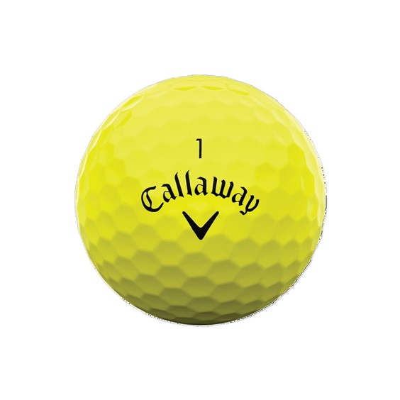 Callaway Warbird Distance+ Golfbälle, gelb