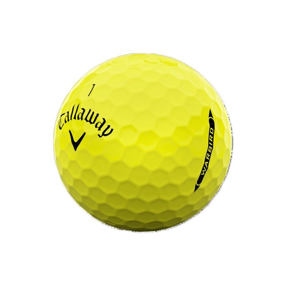 Callaway Warbird Distance+ Golfbälle, gelb