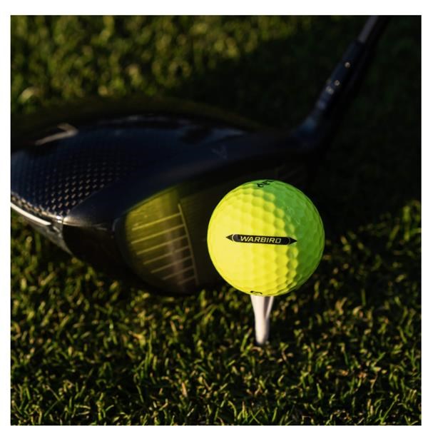 Callaway Warbird Distance+ Golfbälle, gelb