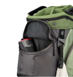 Callaway Chase 14 Cartbag, weiss/silber/orange