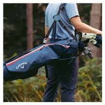 Callaway Carry+ Standbag, dunkelblau/weiss/rot