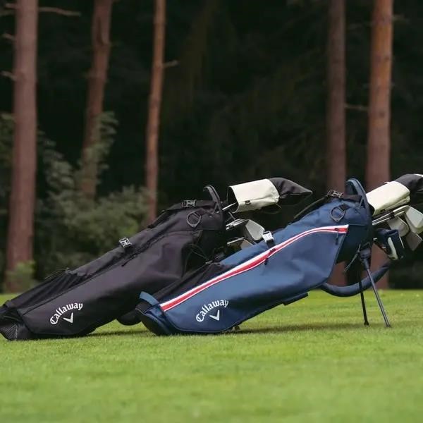 Callaway Carry+ Standbag, dunkelblau/weiss/rot