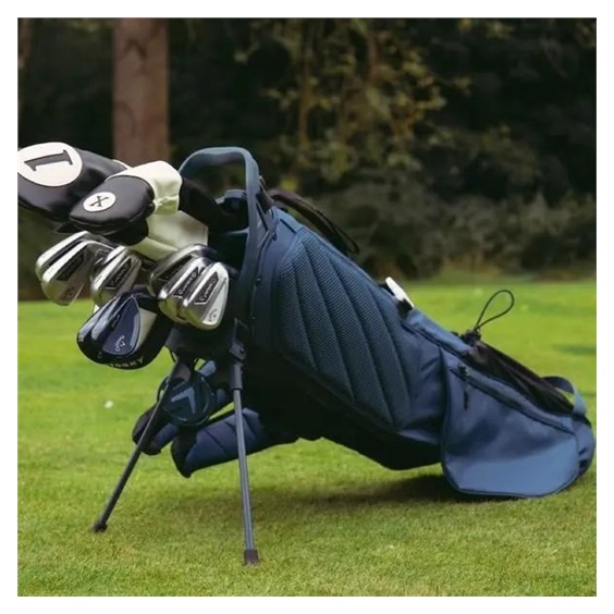 Callaway Carry+ Standbag, dunkelblau/weiss/rot