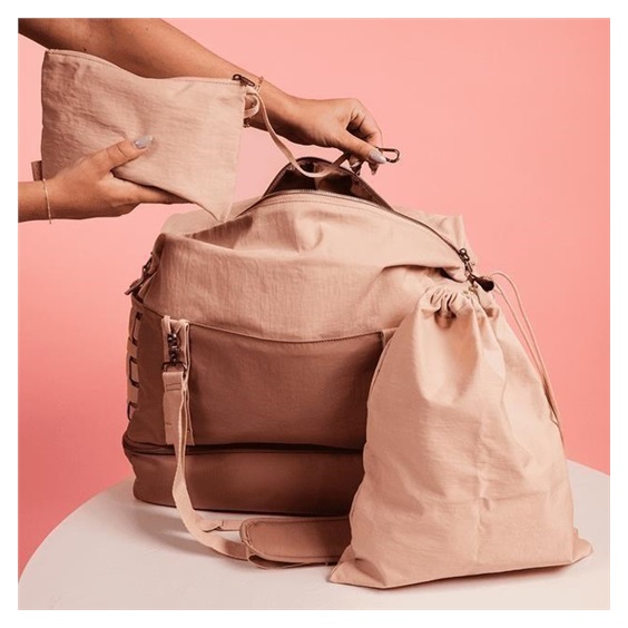 Ogio Rise Weekender Duffel 36L Bag, vanilla creme